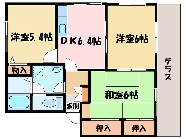 アークヒルズ中村の物件間取画像